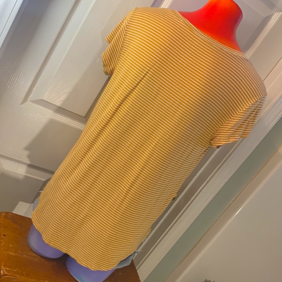 AMERICAN EAGLE OUTFITTERS Mustard Yellow Favorite T shirt Top - Picture 5 of 10